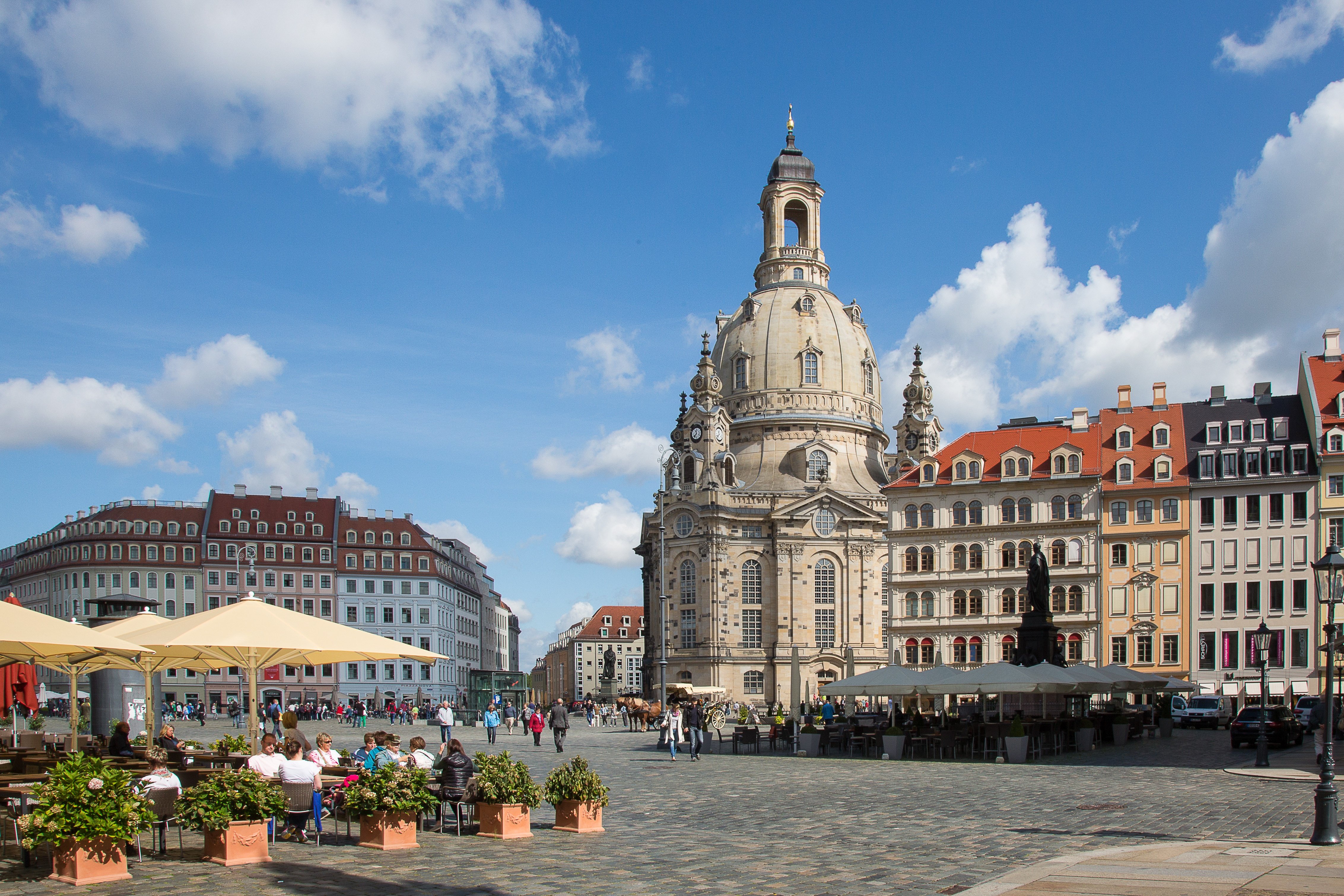 Campingplatz bei Dresden - Frauenkirche Dresden